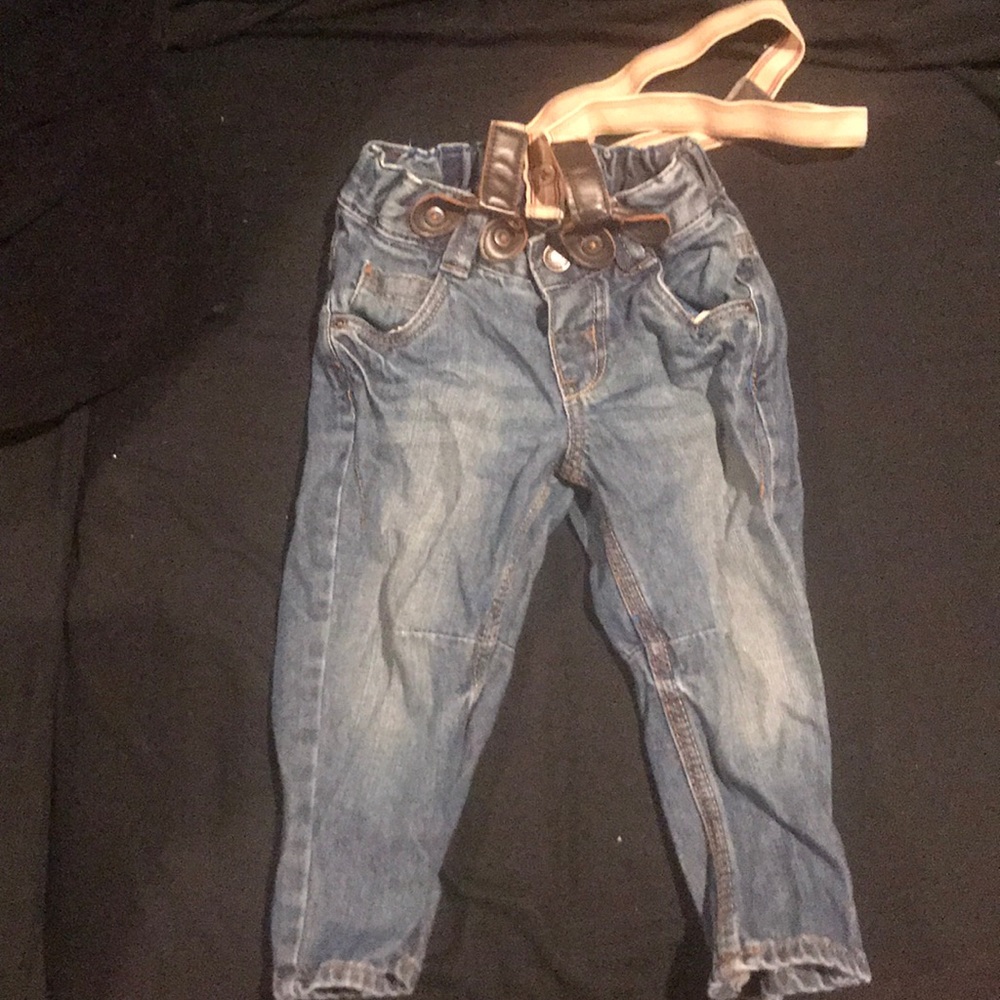 H&M pants with suspenders